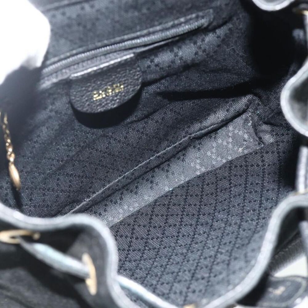 Gucci Gucci Bamboo Backpack Daim Black Suede Backpack Bag - Picture 5 of 16
